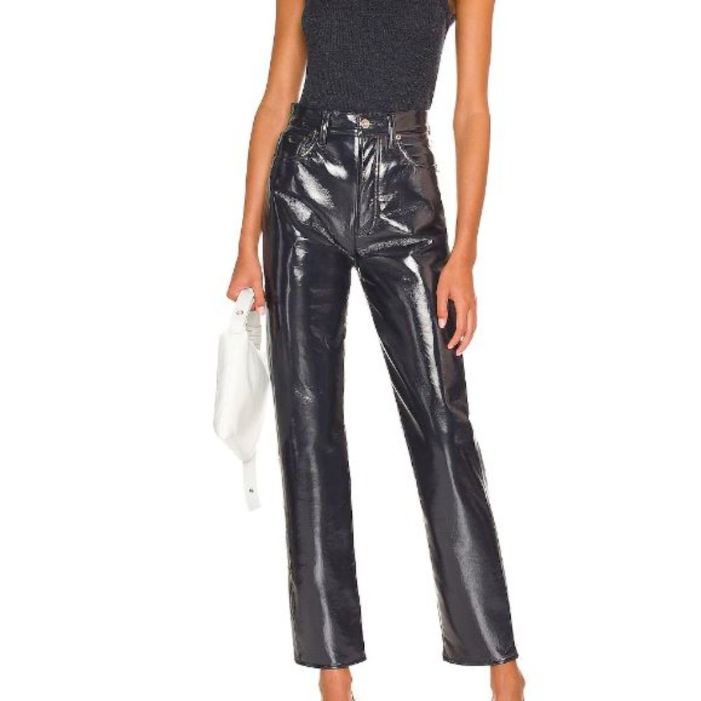 AGOLDE Recycled Leather 90's Pinch Waist